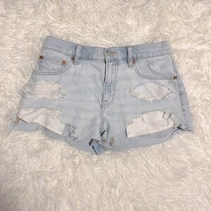 American Eagle jean shorts - size 2 - light wash denim